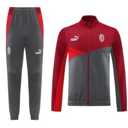 AC Milan Trajes de Chaqueta de Entrenamiento 2024-25 Rojo Gris