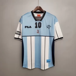 Camiseta Argentina Diego Maradona #10 Retro 2001 Primera Hombre