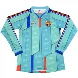 Camiseta FC Barcelona Retro 1996-97 Segunda Hombre Manga Larga