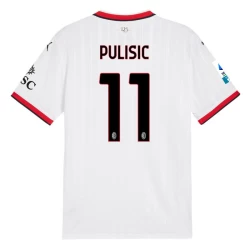 Camiseta Fútbol AC Milan 2024-25 Christian Pulisic #11 Segunda Equipación Hombre