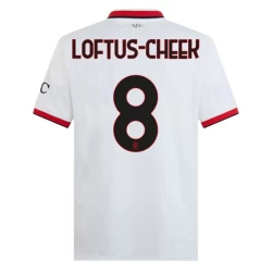 Camiseta Fútbol AC Milan 2024-25 Loftus-Cheek #8 Segunda Equipación Hombre