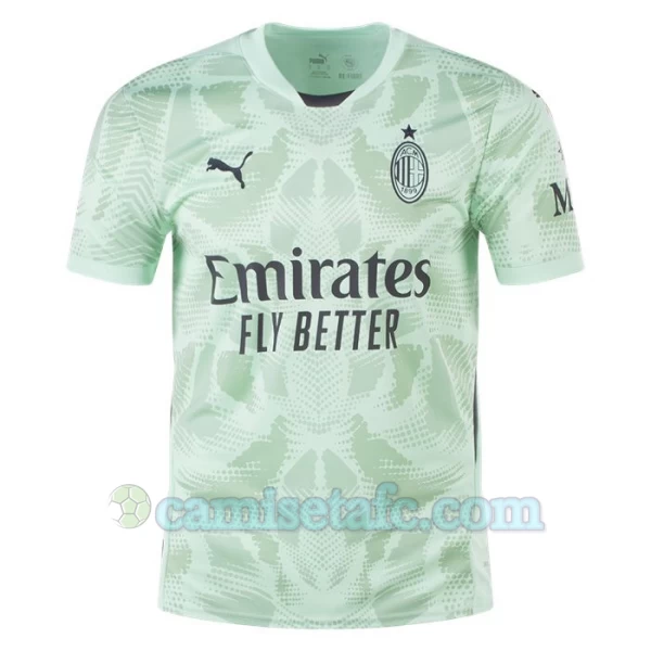 Camiseta Fútbol AC Milan 2024-25 Portero Primera Equipación Hombre