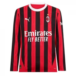 Camiseta Fútbol AC Milan 2024-25 Primera Equipación Hombre Manga Larga