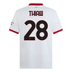 Camiseta Fútbol AC Milan 2024-25 Thiaw #28 Segunda Equipación Hombre