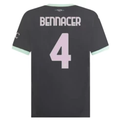 Camiseta Fútbol AC Milan Bennacer #4 2024-25 Tercera Equipación Hombre