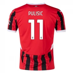 Camiseta Fútbol AC Milan Christian Pulisic #11 2024-25 Primera Equipación Hombre