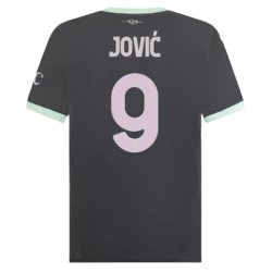 Camiseta Fútbol AC Milan Jovic #9 2024-25 Tercera Equipación Hombre