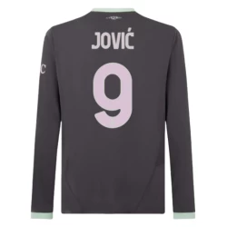 Camiseta Fútbol AC Milan Jovic #9 2024-25 Tercera Equipación Hombre Manga Larga