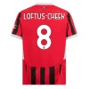 Camiseta Fútbol AC Milan Loftus-Cheek #8 2024-25 Primera Equipación Hombre