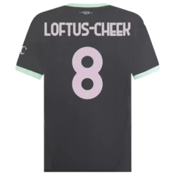 Camiseta Fútbol AC Milan Loftus-Cheek #8 2024-25 Tercera Equipación Hombre