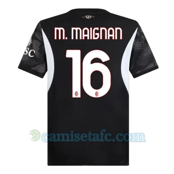 Camiseta Fútbol AC Milan M.Maignan #16 2024-25 Portero Primera Equipación Hombre