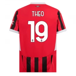 Camiseta Fútbol AC Milan Theo Hernández #19 2024-25 Primera Equipación Hombre