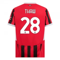 Camiseta Fútbol AC Milan Thiaw #28 2024-25 Primera Equipación Hombre