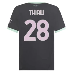 Camiseta Fútbol AC Milan Thiaw #28 2024-25 Tercera Equipación Hombre