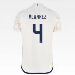 Camiseta Fútbol AFC Ajax 2023-24 Alvarez #4 Segunda Equipación Hombre