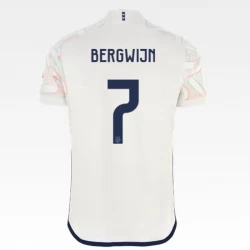 Camiseta Fútbol AFC Ajax 2023-24 Bergwijn #7 Segunda Equipación Hombre
