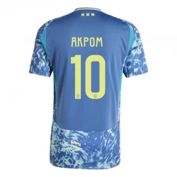 Camiseta Fútbol AFC Ajax Amsterdam 2024-25 Akpom #10 Segunda Equipación Hombre