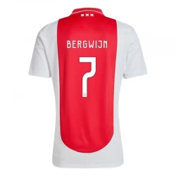 Camiseta Fútbol AFC Ajax Amsterdam Bergwijn #7 2024-25 Primera Equipación Hombre
