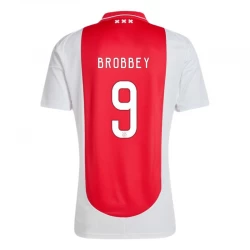 Camiseta Fútbol AFC Ajax Amsterdam Brobbey #9 2024-25 Primera Equipación Hombre