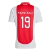 Camiseta Fútbol AFC Ajax Amsterdam Georges Mikautadze #19 2024-25 Primera Equipación Hombre