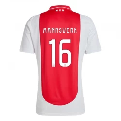 Camiseta Fútbol AFC Ajax Amsterdam Mannsverk #16 2024-25 Primera Equipación Hombre