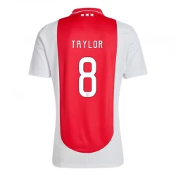 Camiseta Fútbol AFC Ajax Amsterdam Taylor #8 2024-25 Primera Equipación Hombre