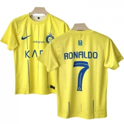 Camiseta Fútbol Al-Nassr FC Cristiano Ronaldo #7 2023-24 Primera Equipación Hombre