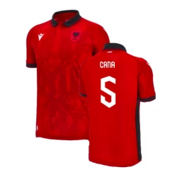 Camiseta Fútbol Albania Cana #5 Eurocopa 2024 Primera Hombre Equipación