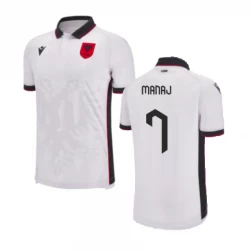Camiseta Fútbol Albania Manaj #7 Eurocopa 2024 Segunda Hombre Equipación