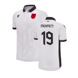 Camiseta Fútbol Albania Mehmeti #19 Eurocopa 2024 Segunda Hombre Equipación