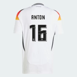 Camiseta Fútbol Alemania Anton #16 Eurocopa 2024 Primera Hombre Equipación