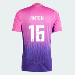 Camiseta Fútbol Alemania Anton #16 Eurocopa 2024 Segunda Hombre Equipación