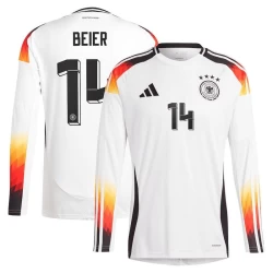 Camiseta Fútbol Alemania Beier #14 Eurocopa 2024 Primera Hombre Equipación Manga Larga