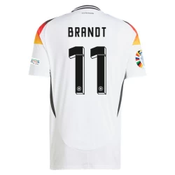 Camiseta Fútbol Alemania Brandt #11 Eurocopa 2024 Primera Hombre Equipación