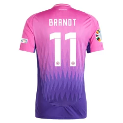 Camiseta Fútbol Alemania Brandt #11 Eurocopa 2024 Segunda Hombre Equipación