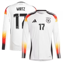 Camiseta Fútbol Alemania Florian Wirtz #17 Eurocopa 2024 Primera Hombre Equipación Manga Larga