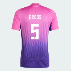 Camiseta Fútbol Alemania Gross #5 Eurocopa 2024 Segunda Hombre Equipación