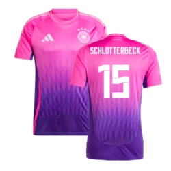 Camiseta Fútbol Alemania Schlotterbeck #15 Eurocopa 2024 Segunda Hombre Equipación