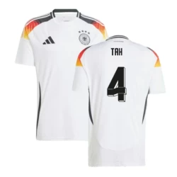 Camiseta Fútbol Alemania Tah #4 Eurocopa 2024 Primera Hombre Equipación