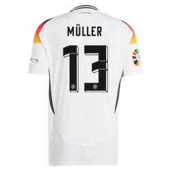 Camiseta Fútbol Alemania Thomas Müller #13 Eurocopa 2024 Primera Hombre Equipación