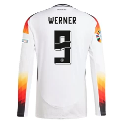 Camiseta Fútbol Alemania Werner #9 Eurocopa 2024 Primera Hombre Equipación Manga Larga