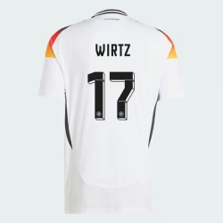Camiseta Fútbol Alemania Wirtz #17 Eurocopa 2024 Primera Hombre Equipación