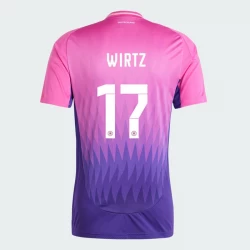 Camiseta Fútbol Alemania Wirtz #17 Eurocopa 2024 Segunda Hombre Equipación