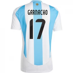 Camiseta Fútbol Argentina Garnacho #17 Copa America 2024 Primera Hombre Equipación