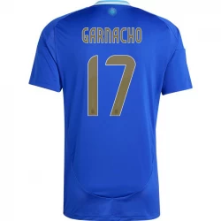 Camiseta Fútbol Argentina Garnacho #17 Copa America 2024 Segunda Hombre Equipación
