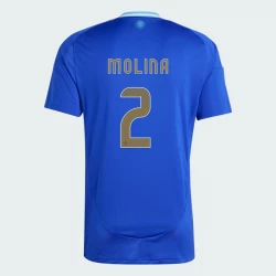 Camiseta Fútbol Argentina Molina #2 Copa America 2024 Segunda Hombre Equipación