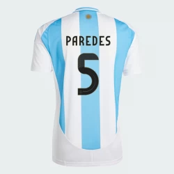 Camiseta Fútbol Argentina Paredes #5 Copa America 2024 Primera Hombre Equipación