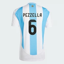 Camiseta Fútbol Argentina Pezzella #6 Copa America 2024 Primera Hombre Equipación