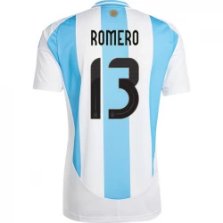 Camiseta Fútbol Argentina Romero #13 Copa America 2024 Primera Hombre Equipación