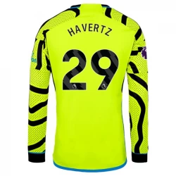 Camiseta Fútbol Arsenal FC 2023-24 Kai Havertz #29 Segunda Equipación Hombre Manga Larga